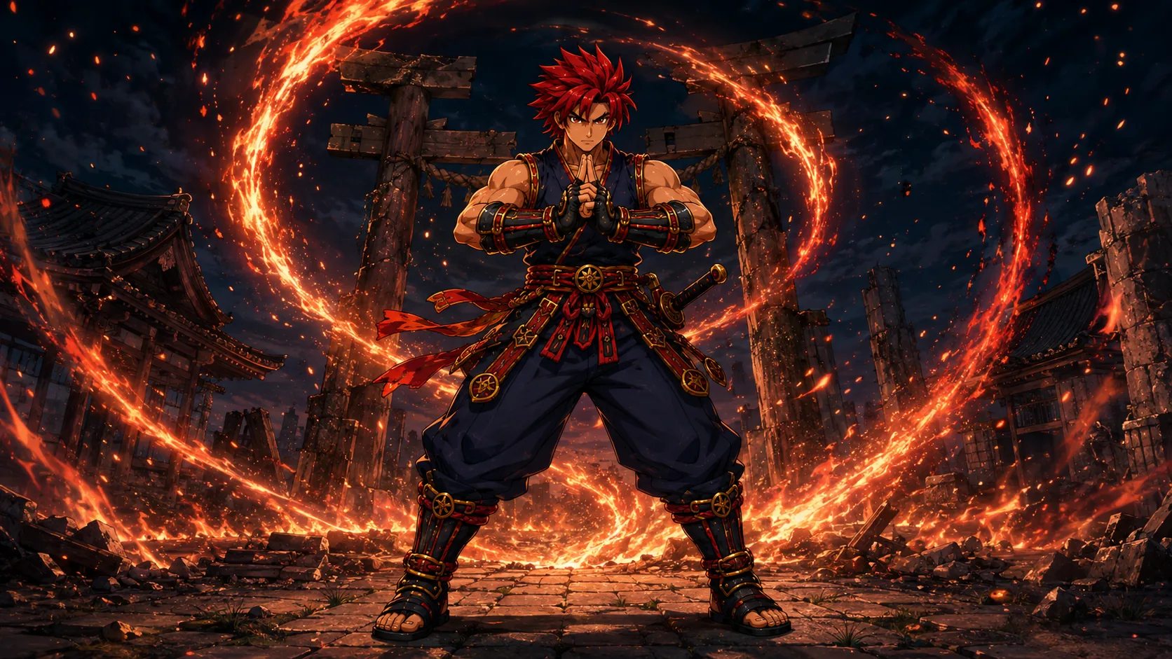 Le ninjutsu du feu